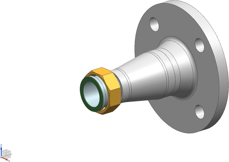 BOSCH Installationszubehör AP 16-1 Pumpenanschluss DN50 / PN 16 / G 1 1/2"