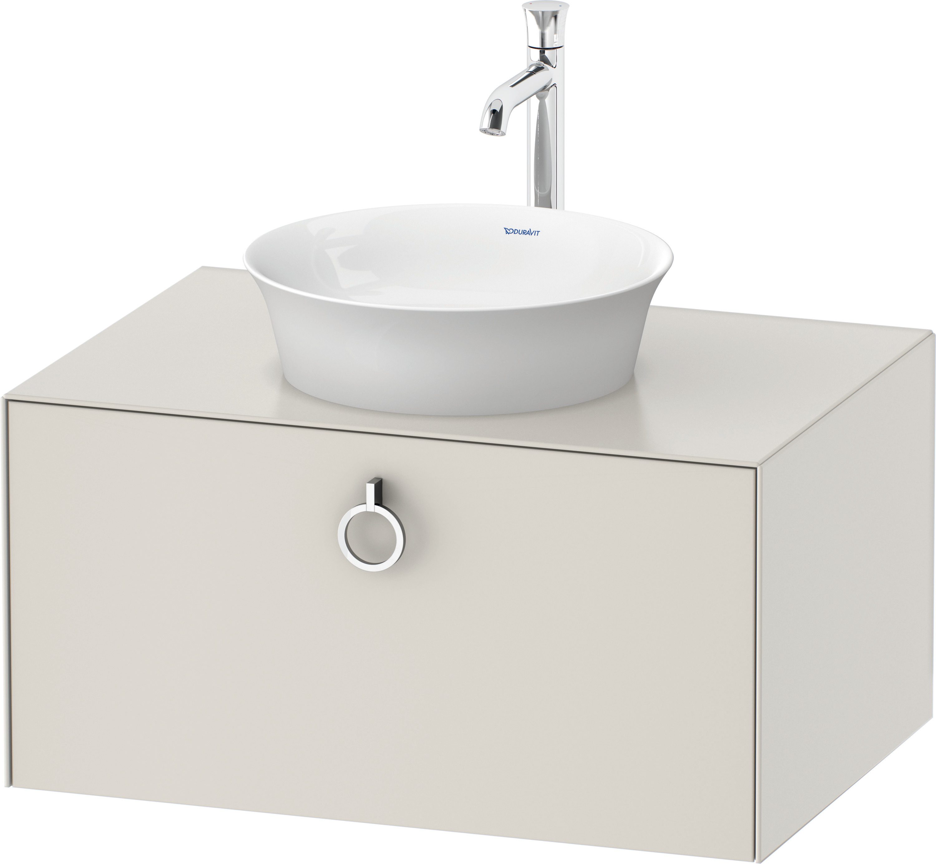 Duravit WTU wandh. White Tulip,1 Ausz.,mit Griff,408x800x550,Nordic Weiß Seidenm.