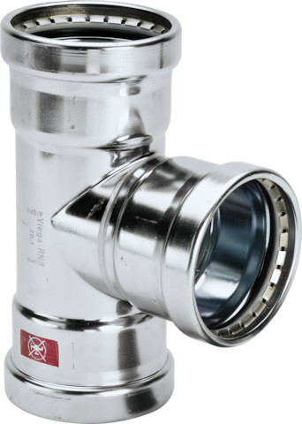 Viega T-Stück mit SC Prestabo 1118XLLF in LABS-frei in 64,0mm