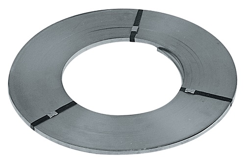 Verpackungsstahlband B19 mmxS0,5mm Lauf-L.1347m STA 2 Ringe a.ca.28kg Verpackungsstahlband B19 mmxS0,5mm Lauf-L.1347m STA 2 Ringe a.ca.28kg