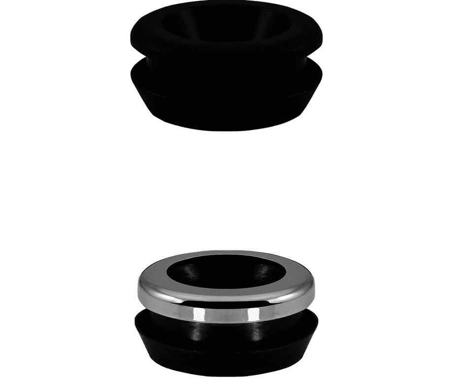 Spülrohrverbinder schwarz alter Einlauf 48mm für Druckspülrohr 26-34mm (61S)