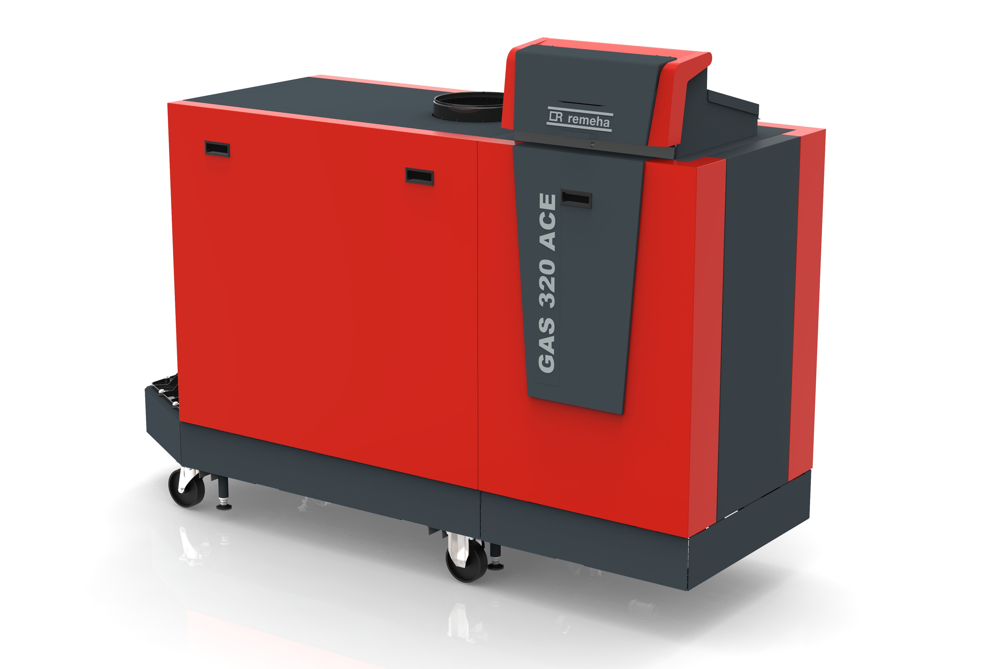 Remeha Gas-Brennwert-Standkessel Performance Gas 320 Ace 650, 651 kW, Linksan.