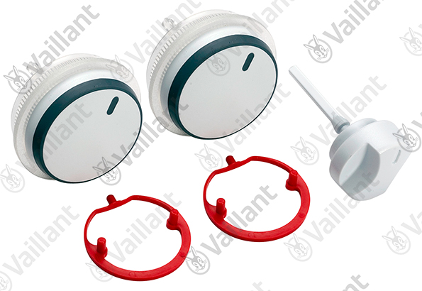 Vaillant Knopf, weiß (excl.), Set a 3 St. Vaillant-Nr. 0020048920