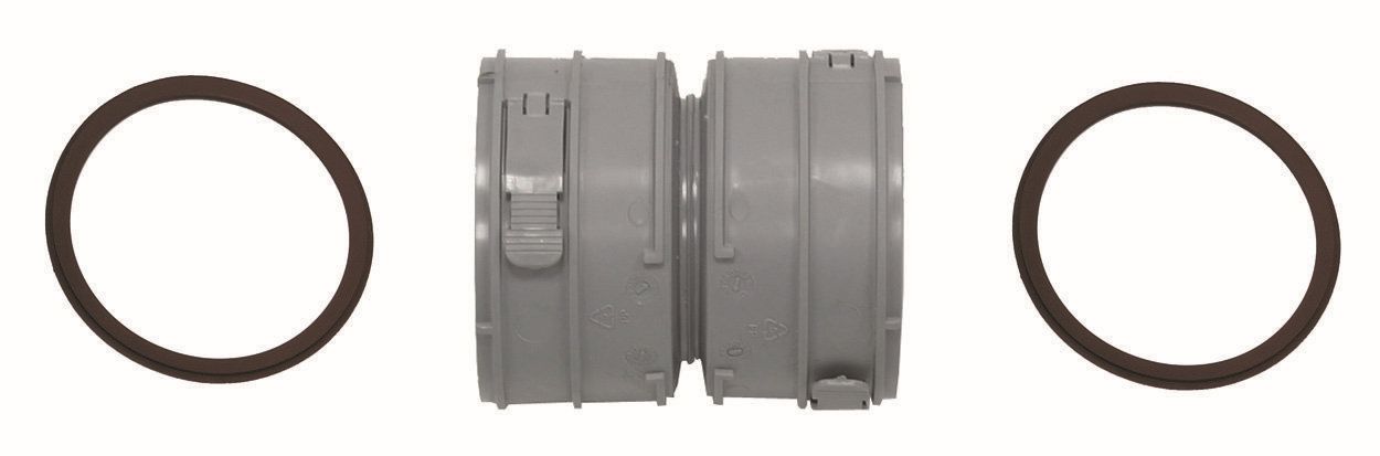 Vaillant Set 3 Verbindungsstück Brennw. für flexible Abgasleitung DN 100, PP