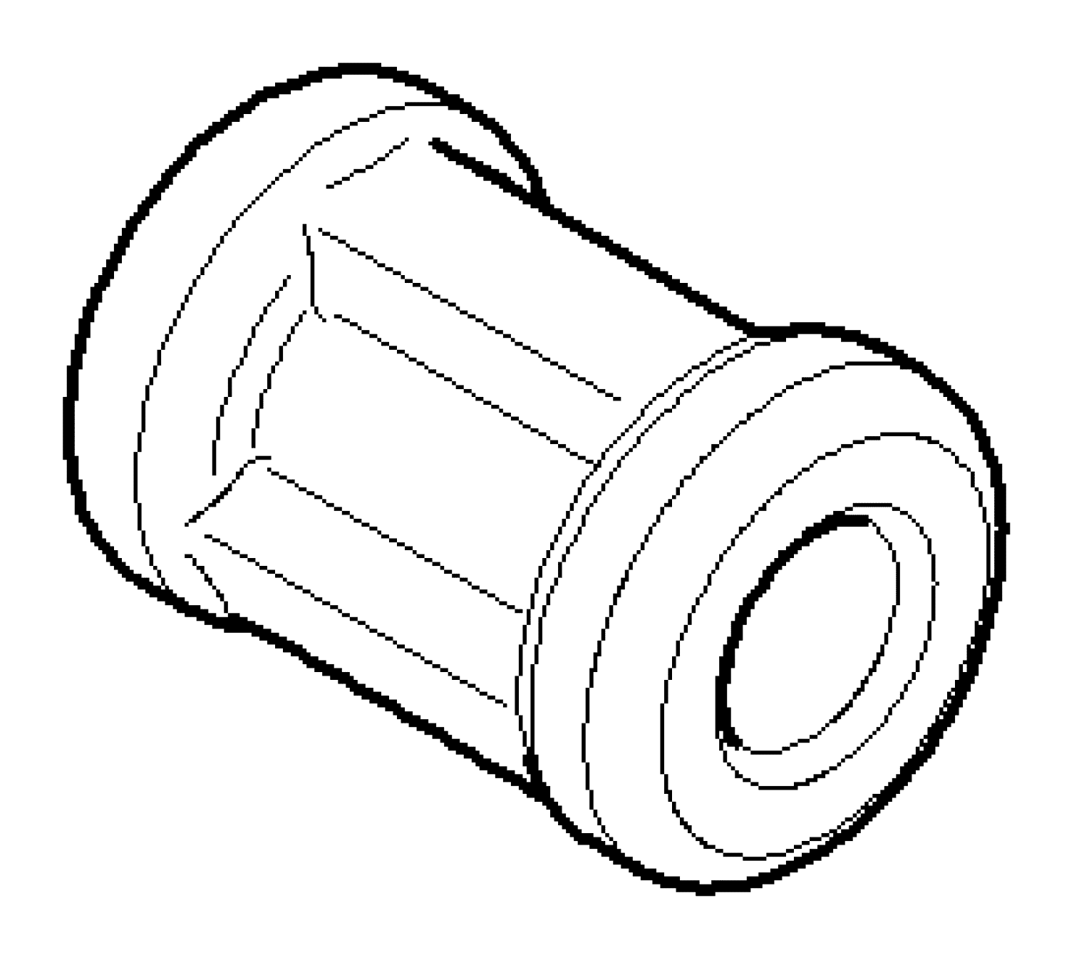DO Schalldämpfer ERSATZTEILE 091403030 25 x 30 x 25 mm