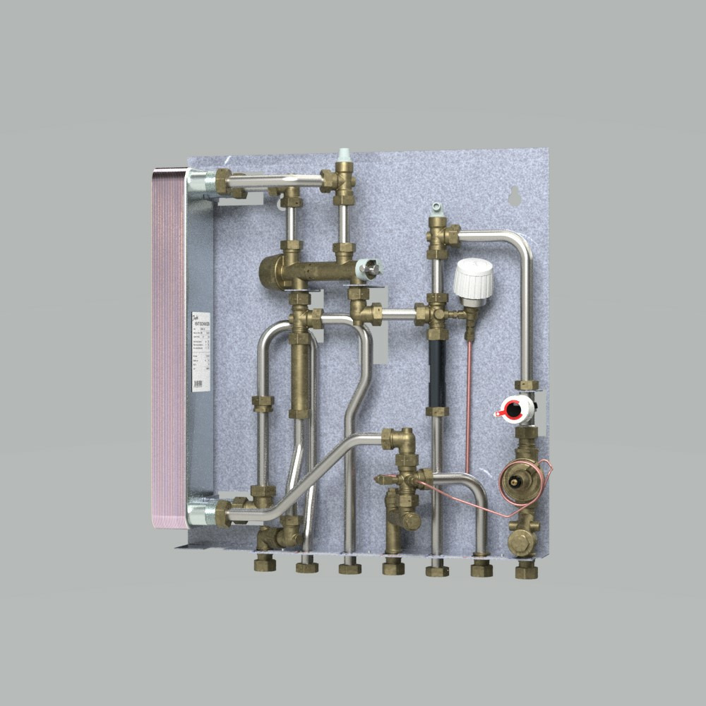Danfoss Wohnungsstation AkvaLux FSS HT-Heizung, 78kW