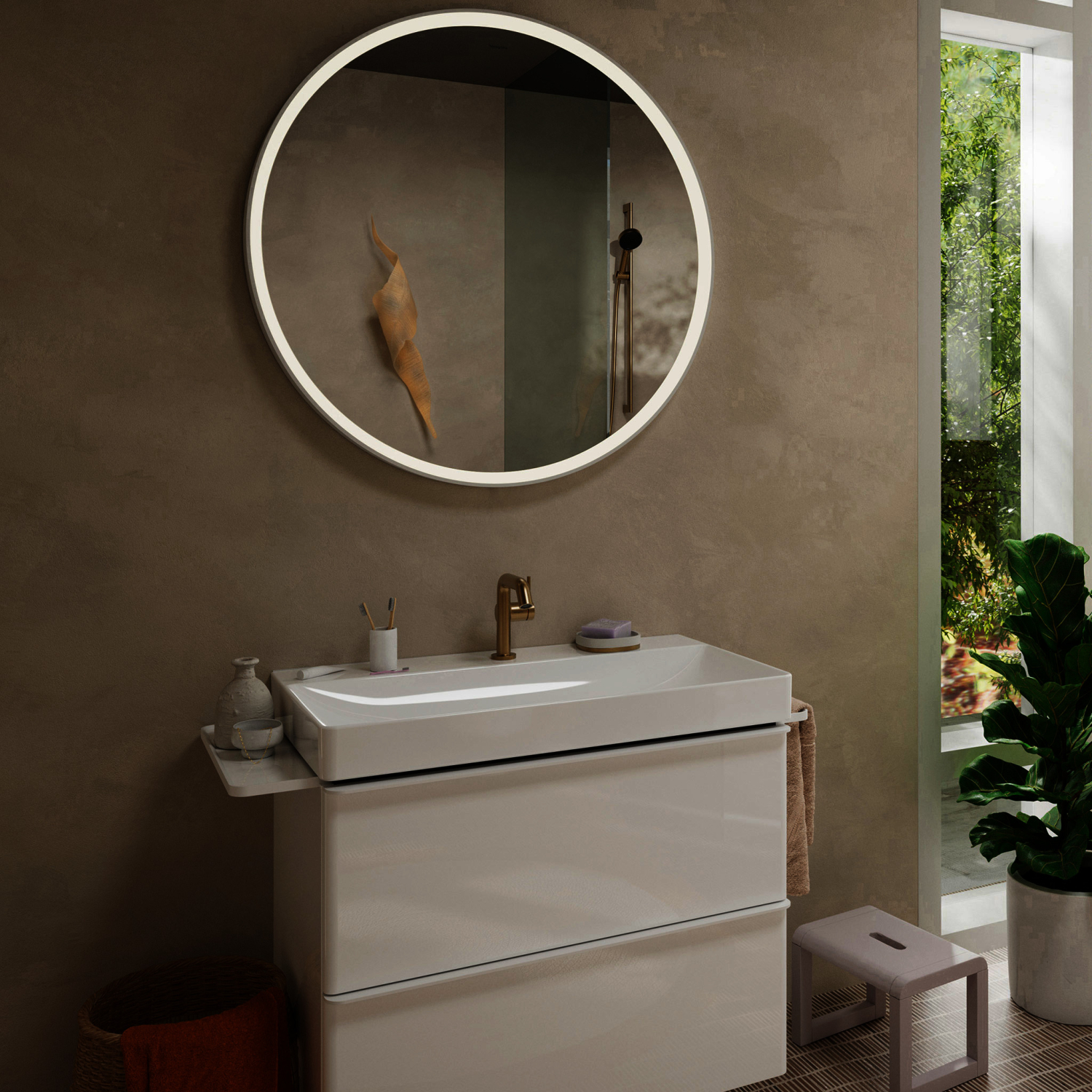 Hansgrohe WTM 110 Tecturis S Fine CoolStart m.Push-Open Ablaufgarnitur BBR
