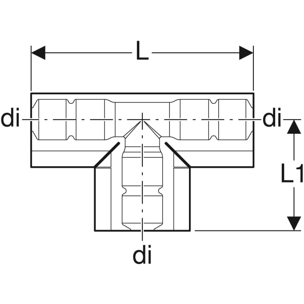 Geberit Abschluss für T-Stück d16-20