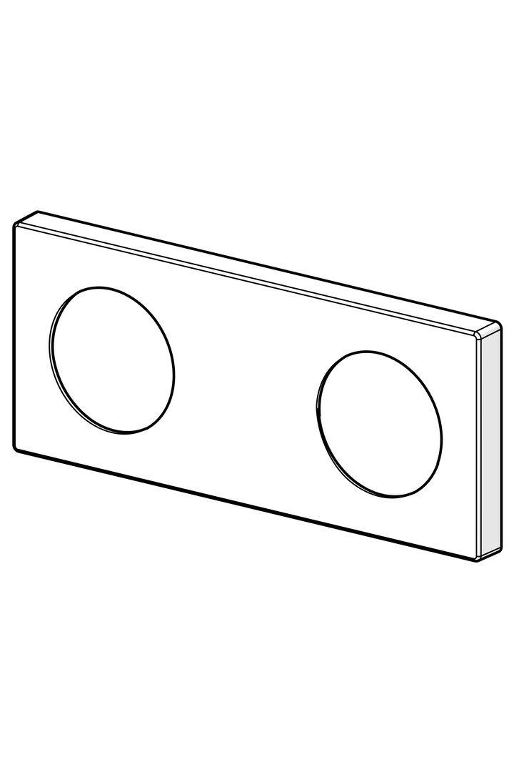 Hansa Deckplatte HANSA 59913703 175 x 75 chr