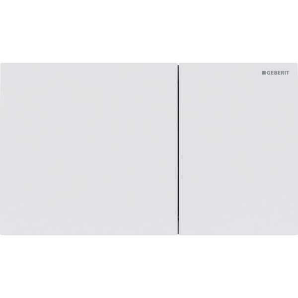 Geberit Sigma70 BetPl., für 2-Mengen-Spülung Square, weiß matt / Etc Geberit Sigma70 BetPl., für 2-Mengen-Spülung Square, weiß matt / Etc