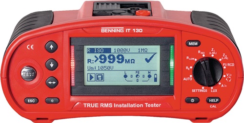 Installationsprüfgerät IT 130 z.Prüfung elektrischer Anlagen BENNING Installationsprüfgerät IT 130 z.Prüfung elektrischer Anlagen BENNING