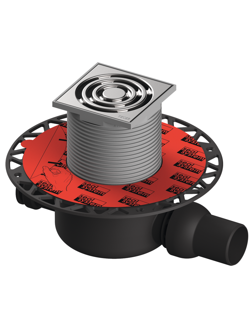 TECEdrainpoint S 120 Ablaufset Norm mit Seal System Univ.fl. TECEdrainpoint S 120 Ablaufset Norm mit Seal System Univ.fl.