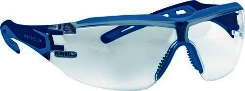 Schutzbrille Protor EN 166 Fassung:blau Scheibe:klar PC INFIELD SAFETY Schutzbrille Protor EN 166 Fassung:blau Scheibe:klar PC INFIELD SAFETY