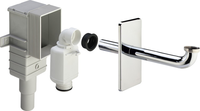 Viega Geruchverschluss 5633.1 in G1 1/4 x DN40/50 Kunststoff verchromt Viega Geruchverschluss 5633.1 in G1 1/4 x DN40/50 Kunststoff verchromt