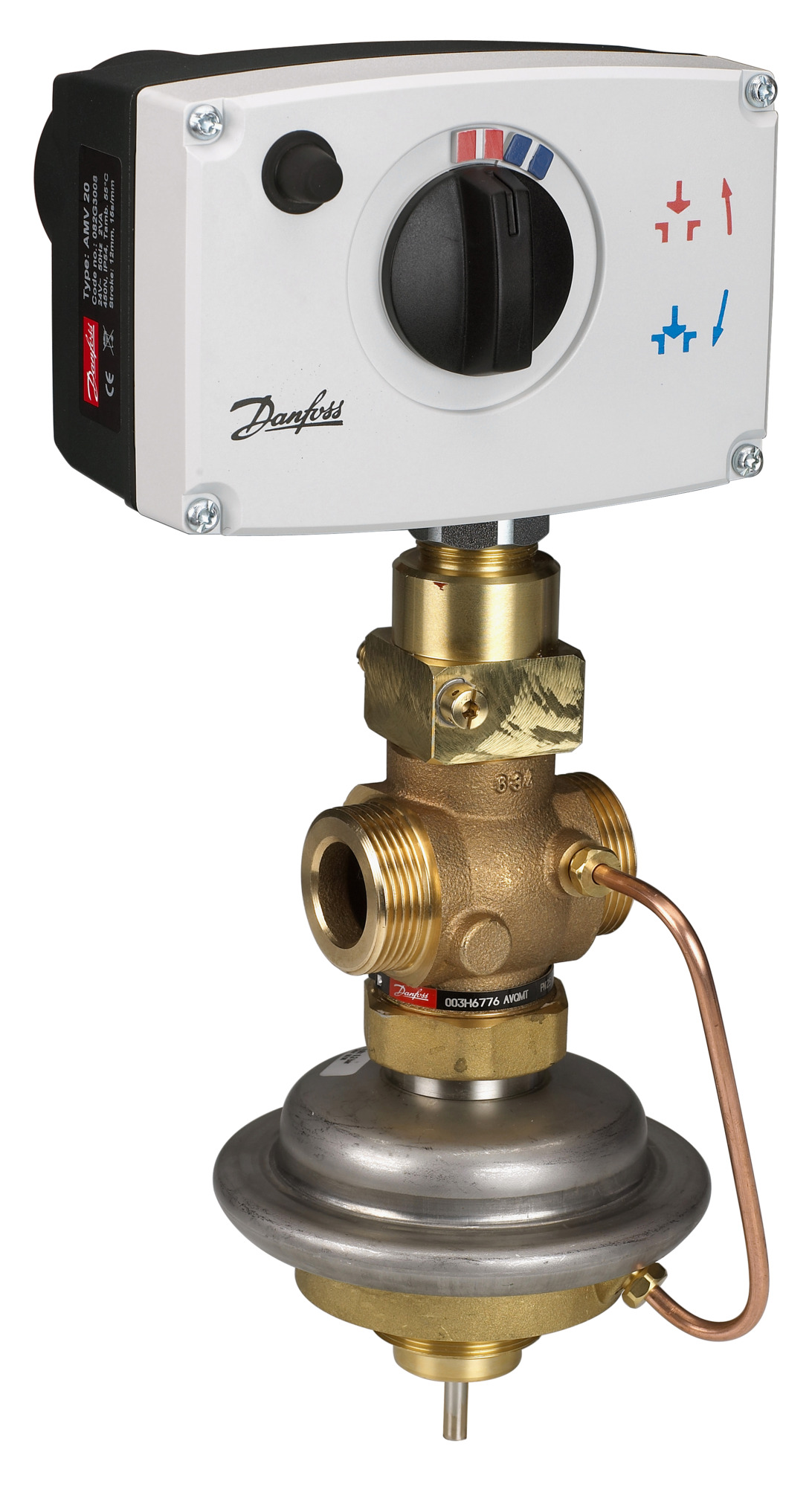 Danfoss elektrischer Stellantrieb AMV 20 24V, 3 Punkt, 15s/mm, 450N