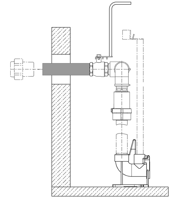 Jung S-ZUBEHÖR WANDDURCHFÜHRUNG DN 50 Jung S-ZUBEHÖR WANDDURCHFÜHRUNG DN 50