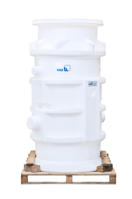KSB Pumpenschacht aus Polyethylen Doppelstation CK 800 D