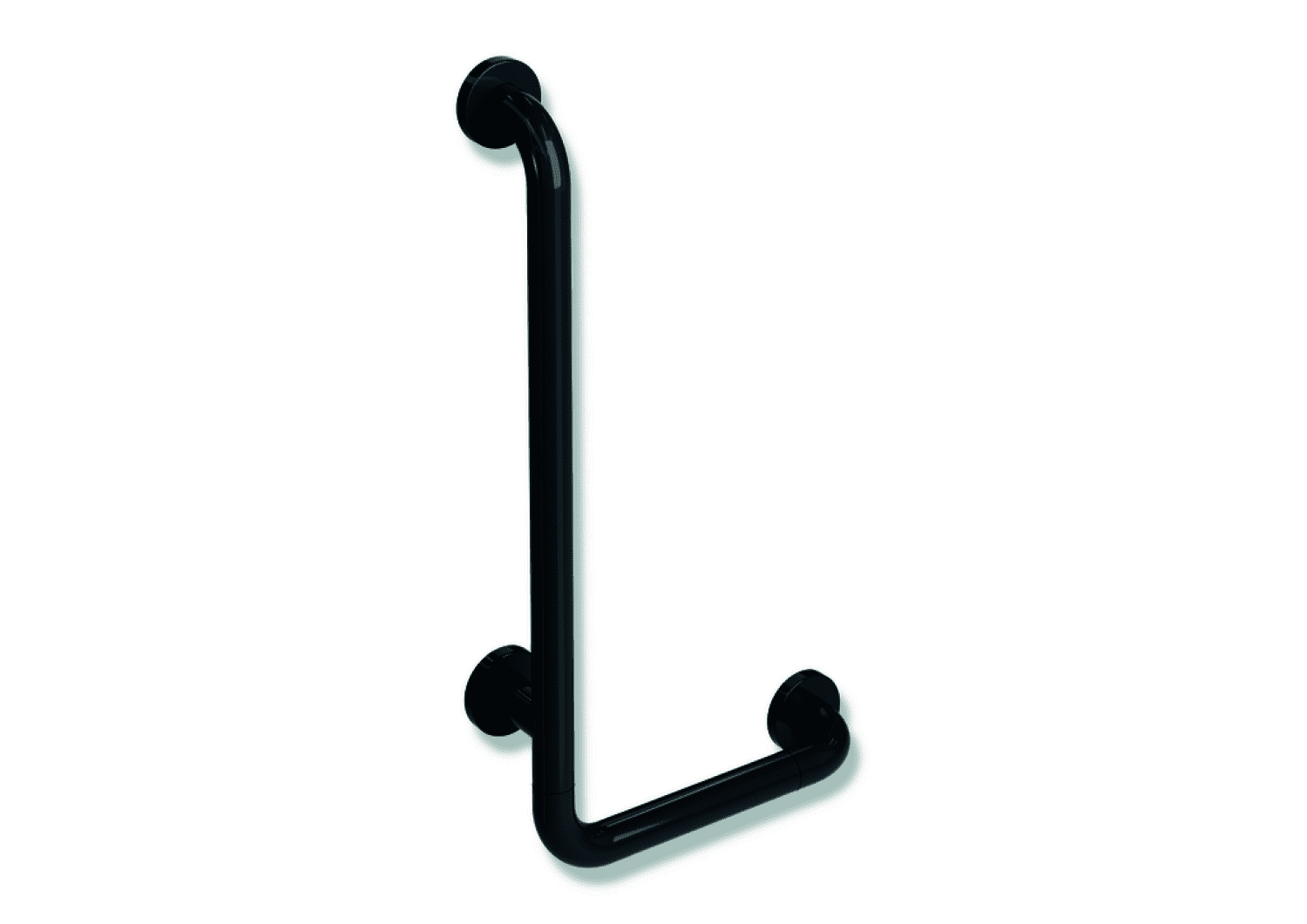 HEWI Winkelgriff Ser 801, d:33, AM:600mm, W:300mm anthrazitgrau
