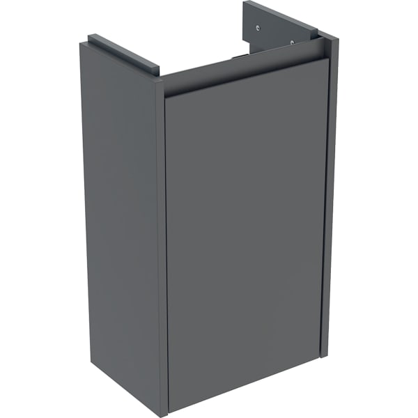 Geberit Renova Compact US für HWB, mit 1 Tür 35,8x60,5x22,5cm, lava/l. seidenmatt