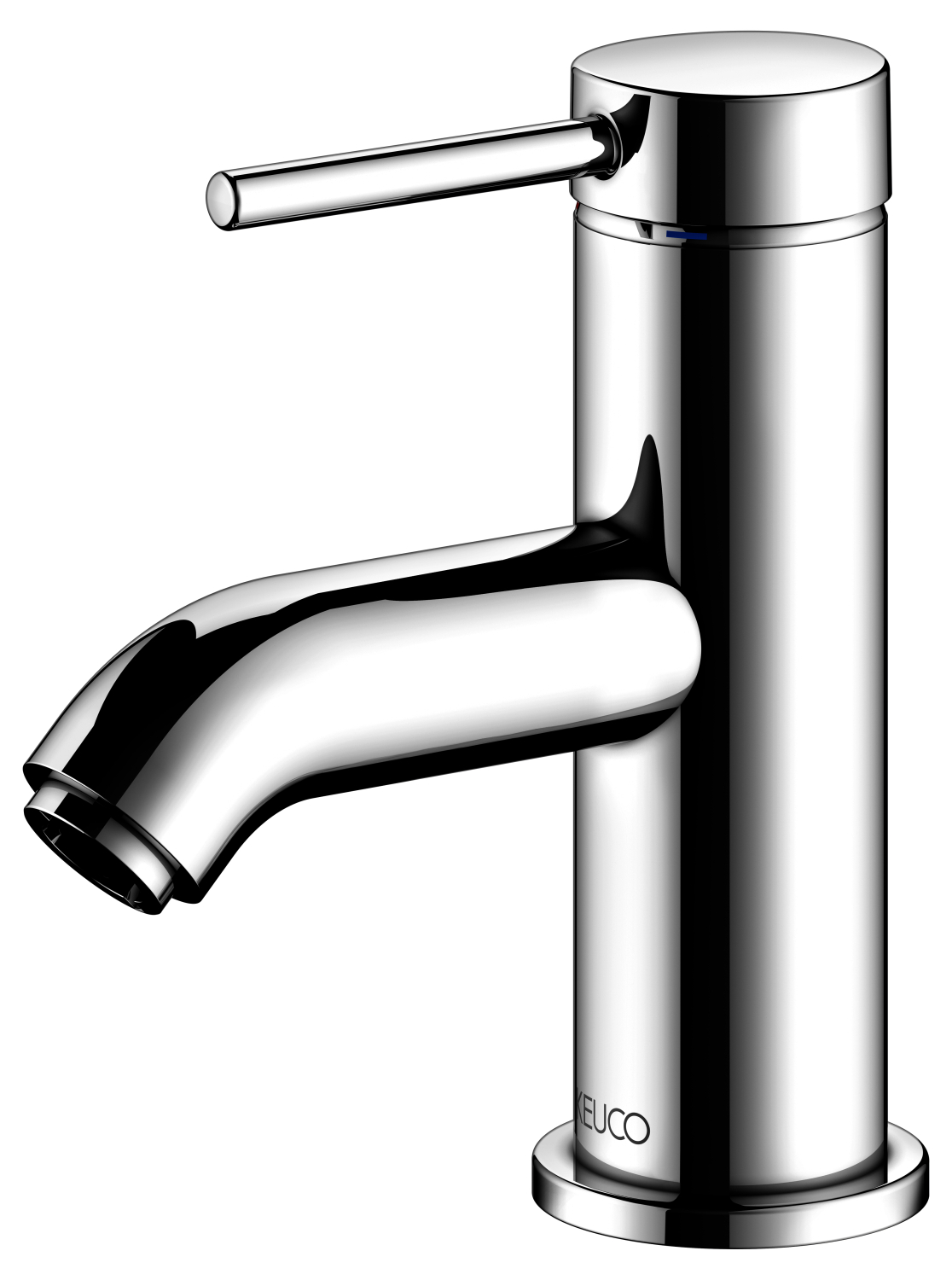KEUCO EHM-WT-Mischer 60 IXMO 59504 o.Zug.-Ablgrt. Soft, Rosette r/e verchr.