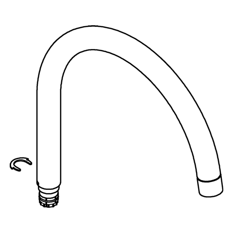 GROHE U-Auslauf 13372 chrom