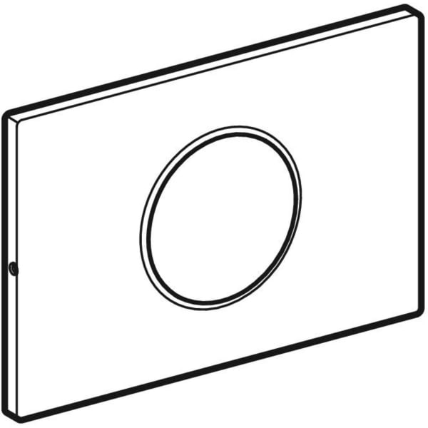 Geberit Sigma10 BetPl. für WC-Strg., verschr. elektron. Sp-Ausl., rund, swm, Etc/schw