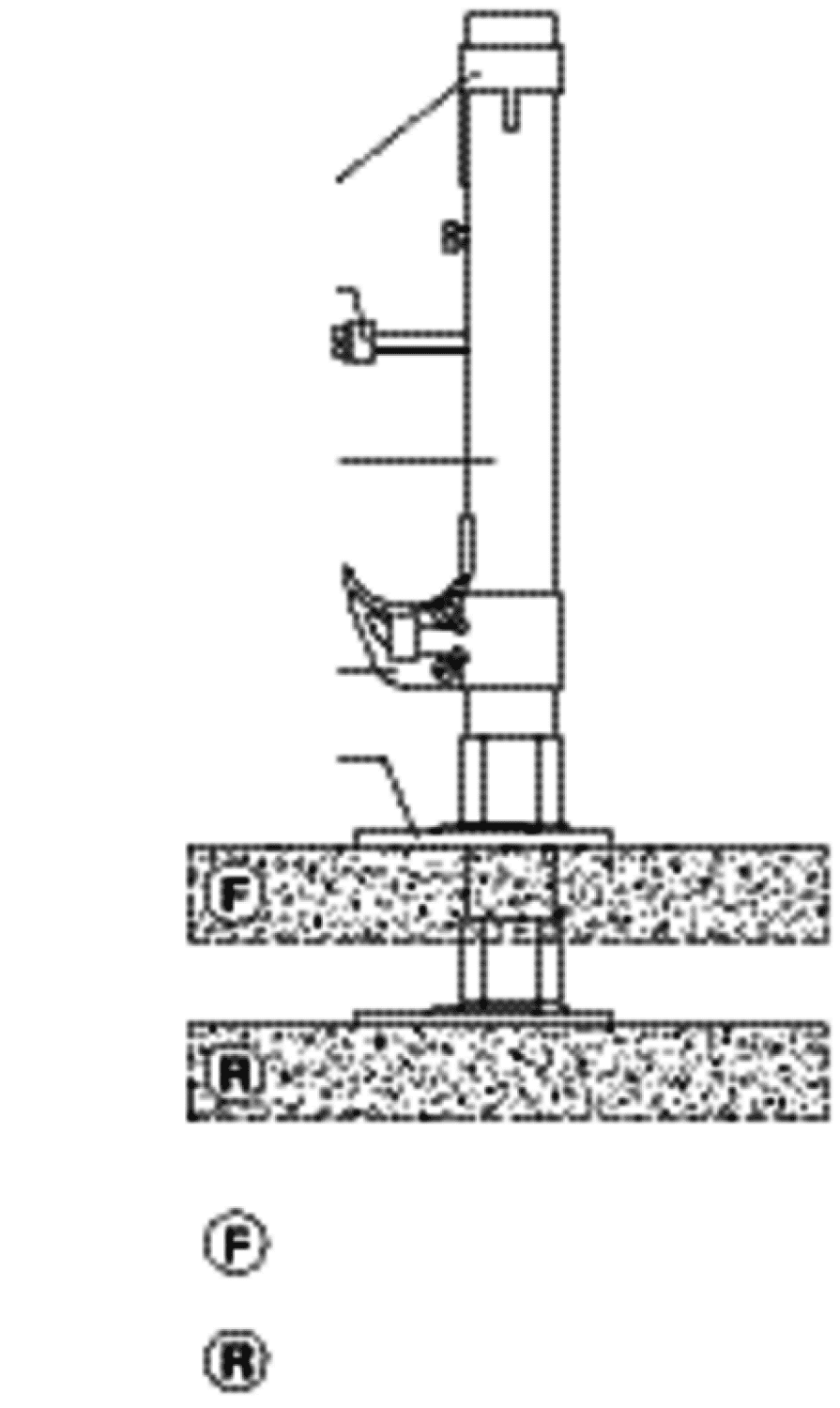 Zehnder Standkonsole STF 3 zum Anschrauben 1160mm, Nr. 721171