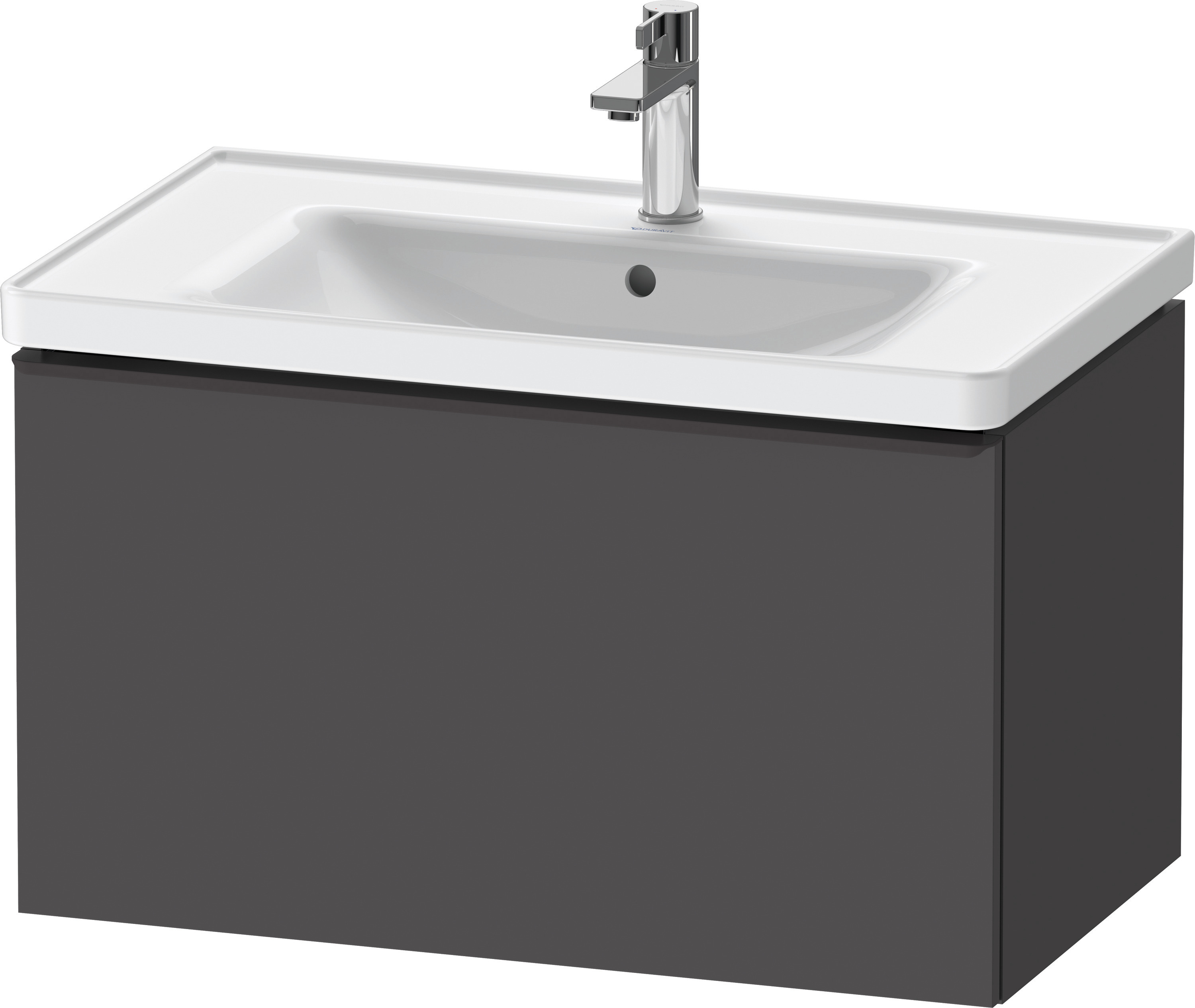 Duravit D-Neo WTU,Wdh,Ausz:1,Gr:Diamant Schw. 784x452x440mm,Graphit Matt, Dekor