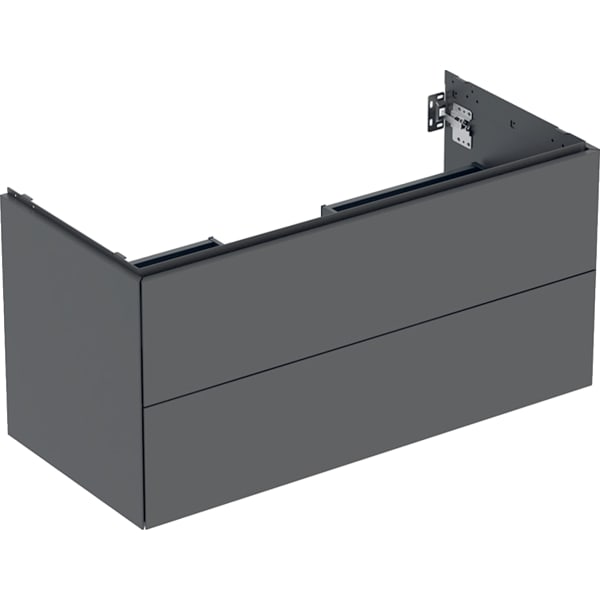 Geberit ONE Unterschrank für WT/-Platte 2 Schubl., 103,6x50,4x47cm, lava matt