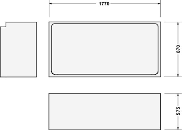Duravit Wannenträger für 700050
