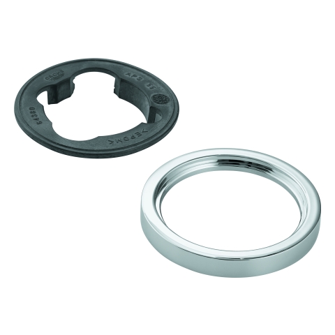 GROHE Rosette 48603 für WT-Batterien ohne Zugstange rund chrom