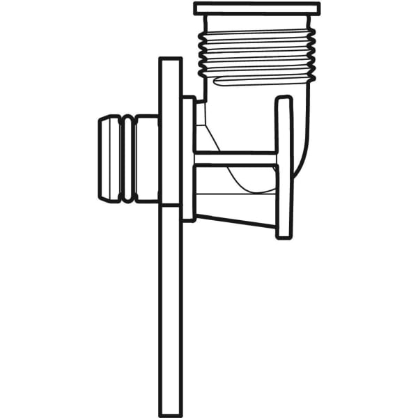 Geberit Wasseranschluss für Geberit ONE WT-Armatur Wandmontage, f. Montageelem.