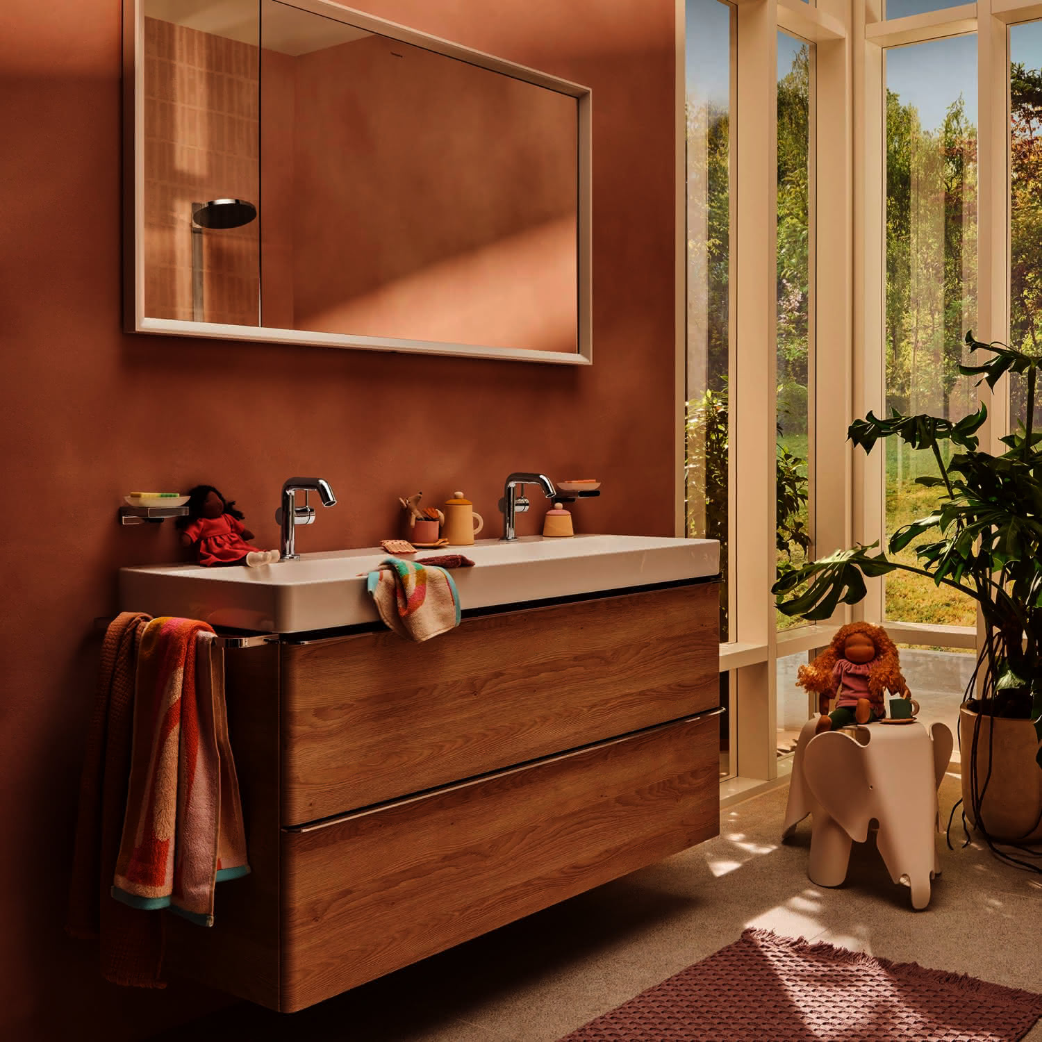 Hansgrohe WTM 110 Tecturis S Fine CoolStart mit Push-Open Ablaufgarnitur chrom