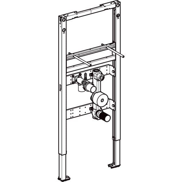 Geberit Duofix Element f WT, 112cm, Standarm. 1 WZ-Strecke, UP-KH u. Anschl. T-St.