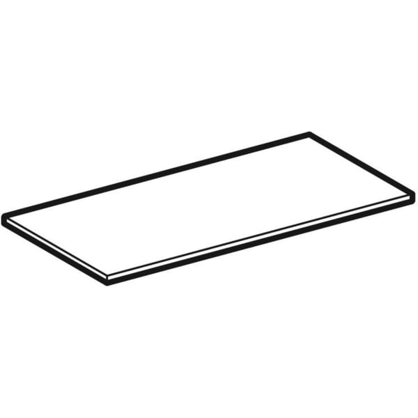 Geberit Glaseinlegeboden Seite f. Option Plus Spiegelschrank, Breite 90 cm