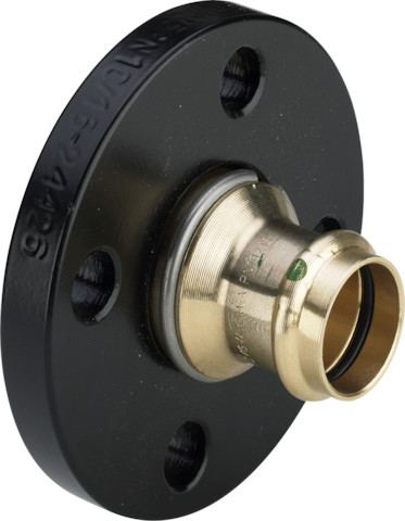 Viega Flansch mit SC Sanpress 2259.5 in 28mm Siliziumbronze