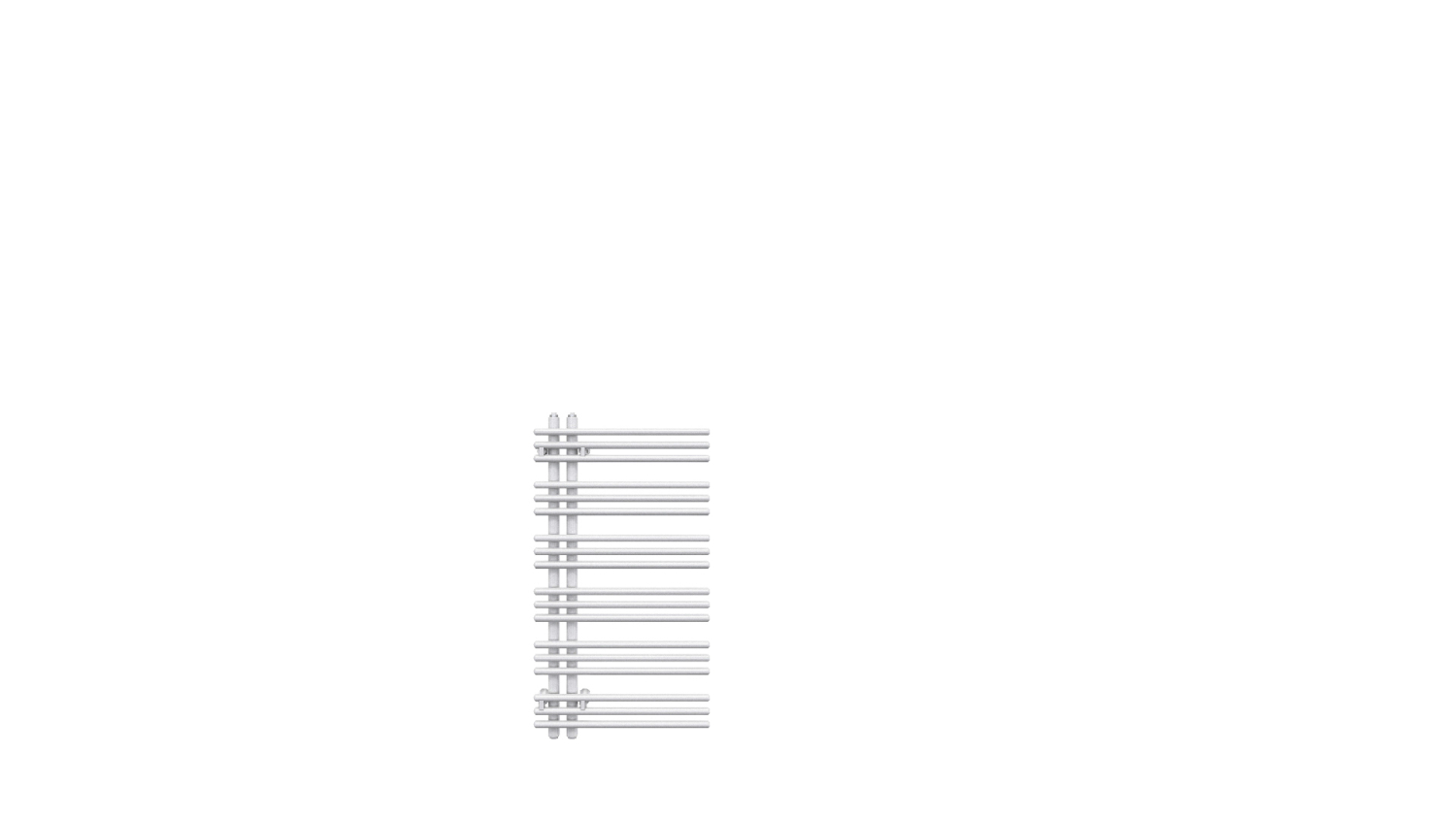 Zehnder Yucca RAL 9016 BH=872mm BL=478mm YA 090-050