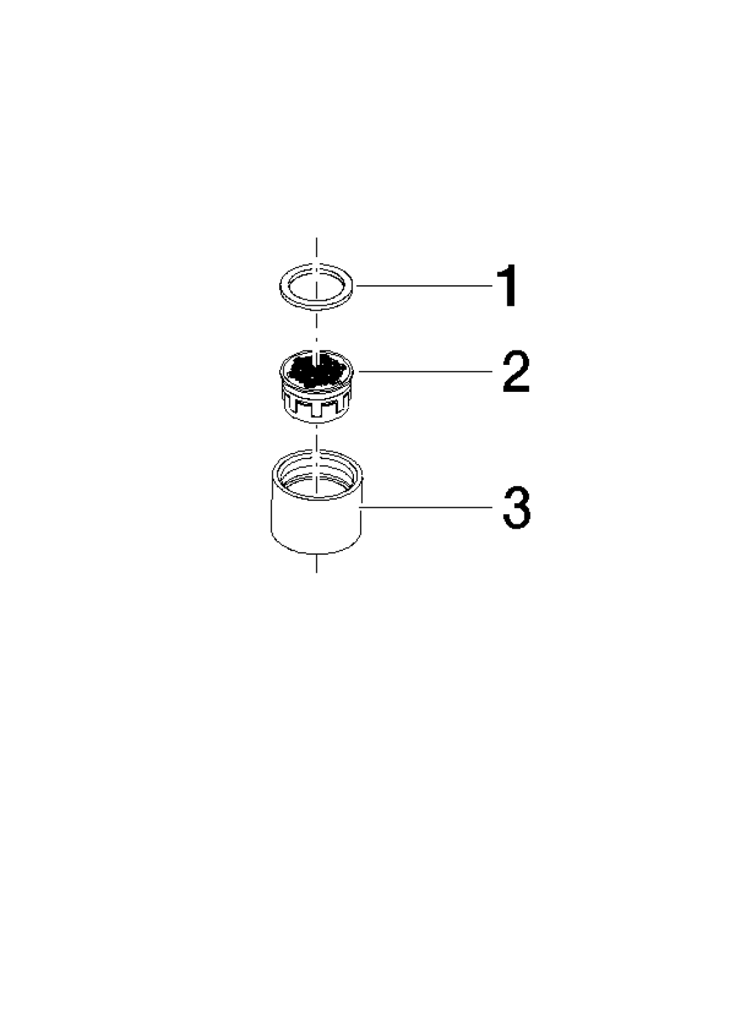 DO Luftsprudler ERSATZTEILE 90230100900 D 26 x 19 mm, 27-30 l/min. Chrom