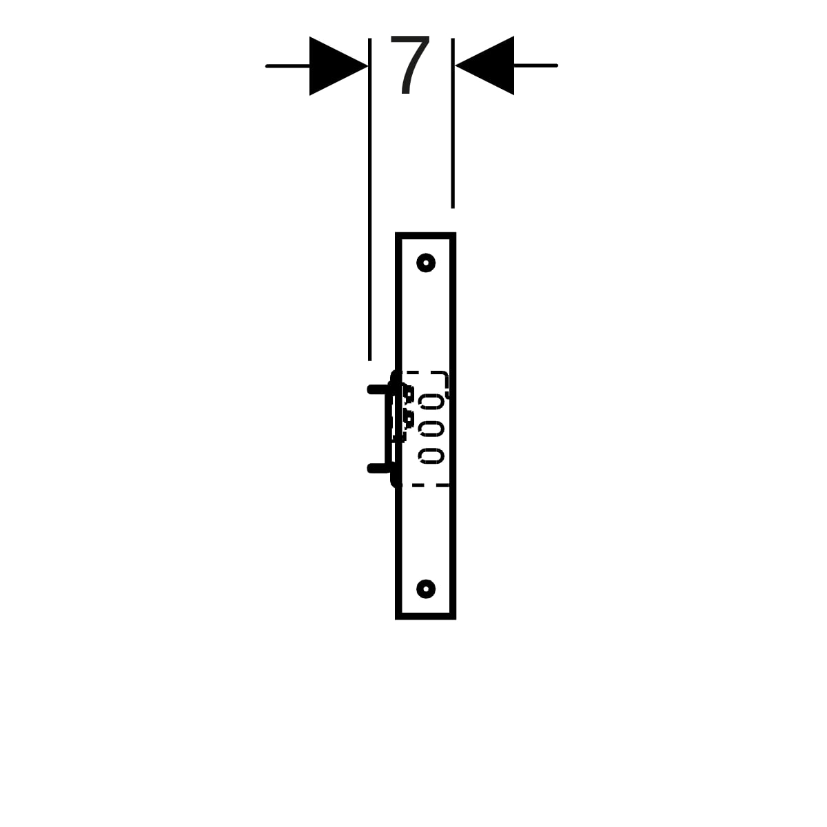 Geberit Duofix Traversenelement f. Wandarmatur AP