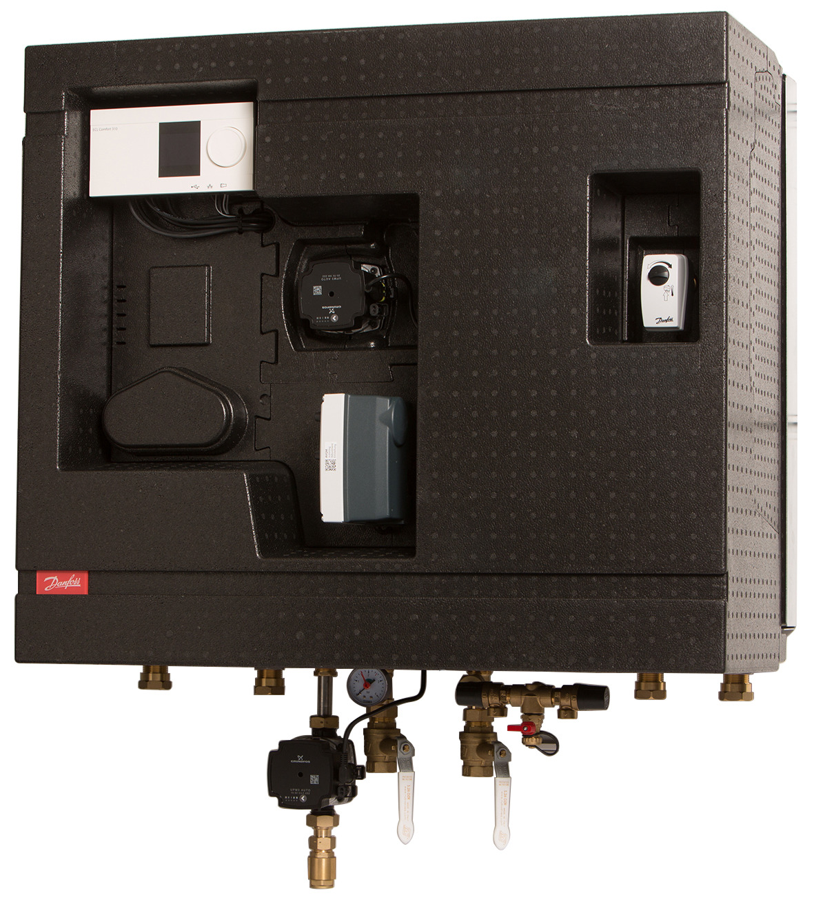 Danfoss Hausstation Compact 28 MS VVX-FI 2-2, PWH:123kW-H:46kW, TR-STW