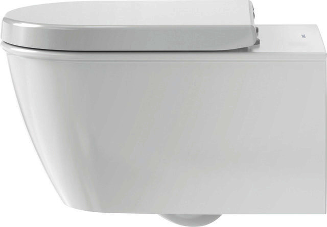 DU WC-Sitz mit Absenkautomatik Scharniere edelstahl, lang, weiß