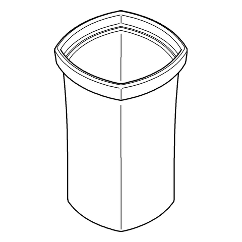 GROHE Ersatzglas 40671 für Toilettenbürstengarnitur