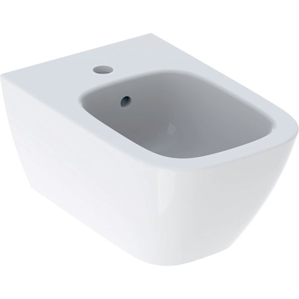 Geberit Smyle Wandbidet, eckig geschlossene Form, m. Ül., weiß,KeraTect