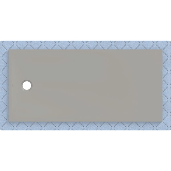 Geberit CleanFloor30 Duschfläche 170 x 80 cm integriert, mit Dichtvlies, grau matt