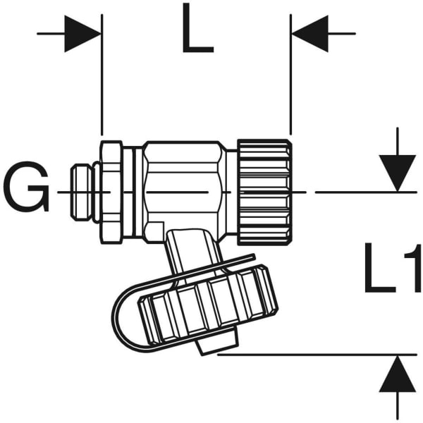 Geberit Entleerventil G1/4