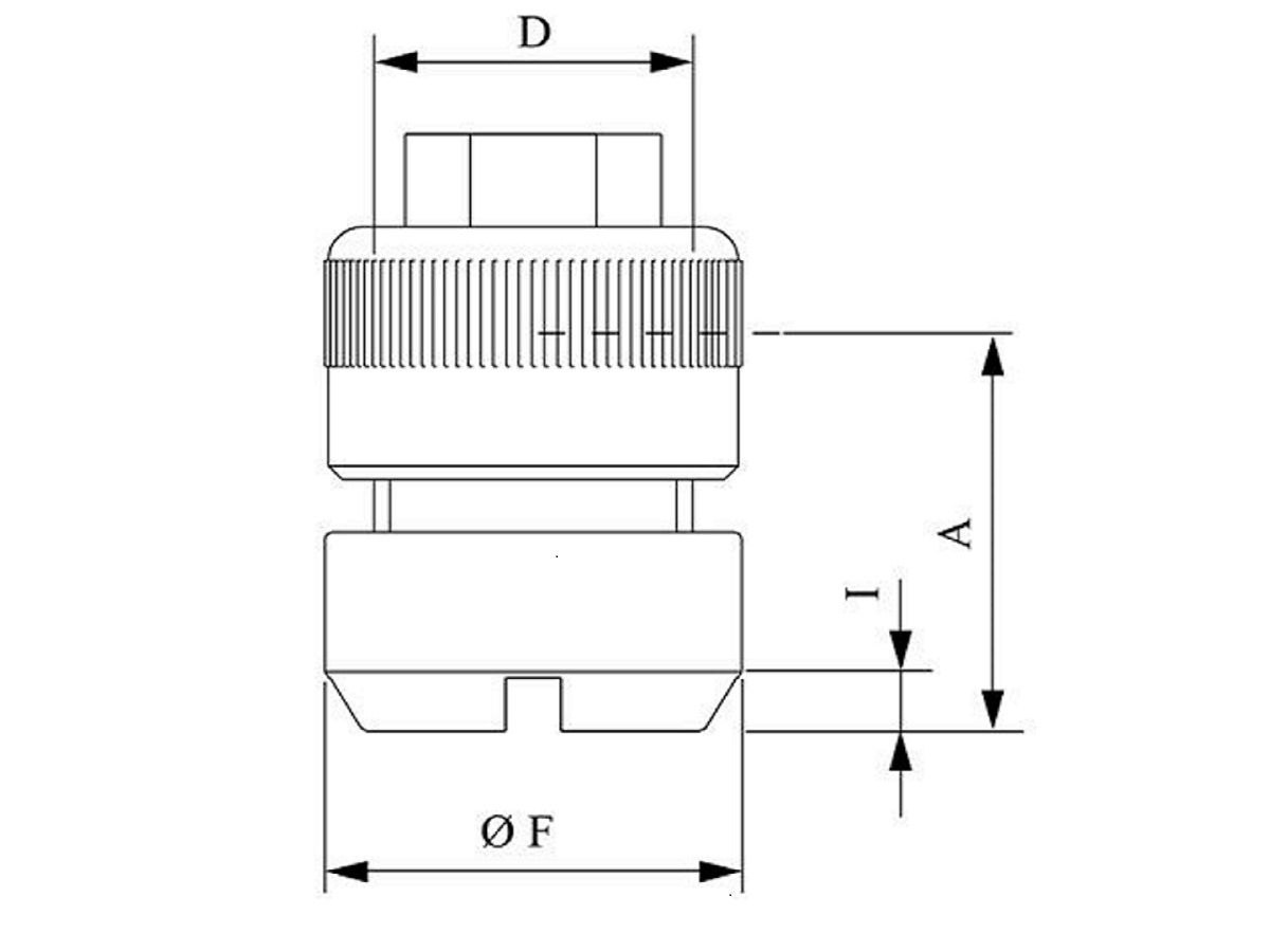 GRUNDFOS Zubehör für Dosierpumpen FV-NL-G5/8 SS/T/SSA