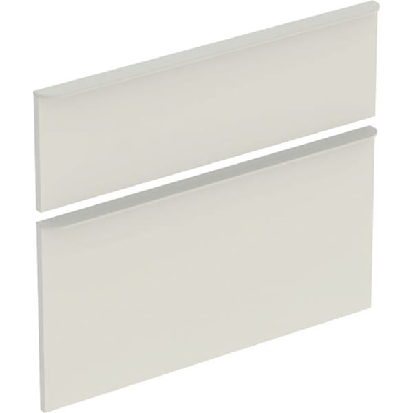 Geberit Schubladenfronten (2 St.) mit Griffe sand-grau, zu SmyleS WTU B: 75cm