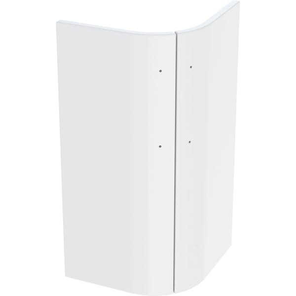 Geberit Set Türen für Eck-HWB-Unterschrank Renova Compact, weiß
