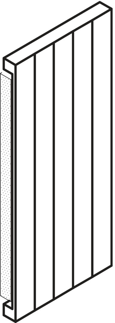 Kermi Heizwand HVN Typ11 BH1600x61x350 QN790, RAL9016, 6 bar, ANB12
