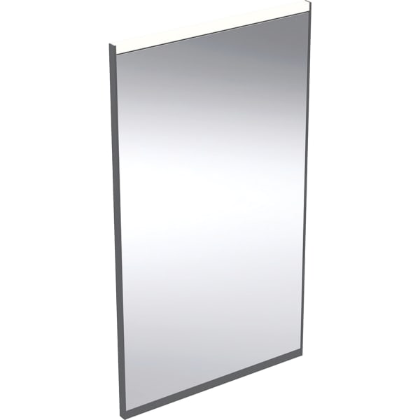 Geberit Option Plus LSP, eckig, direkte Bel. u. ind. Bel., 40x70x3,5cm, swm/alu elox